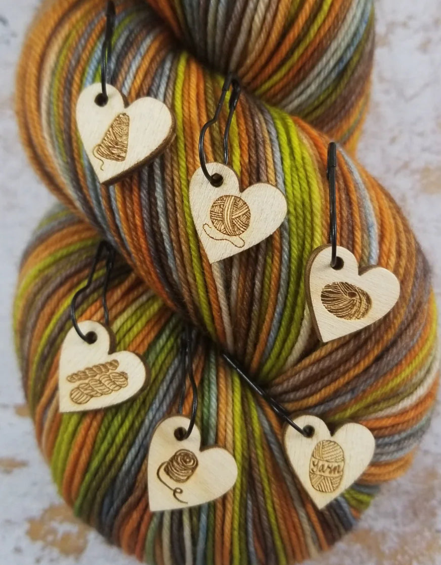 Katrinkles Wooden Stitch Markers
