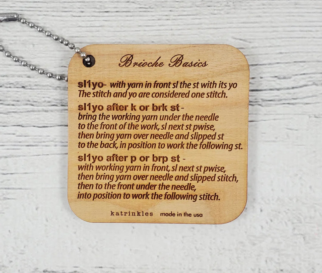 Katrinkles Wooden Keychains
