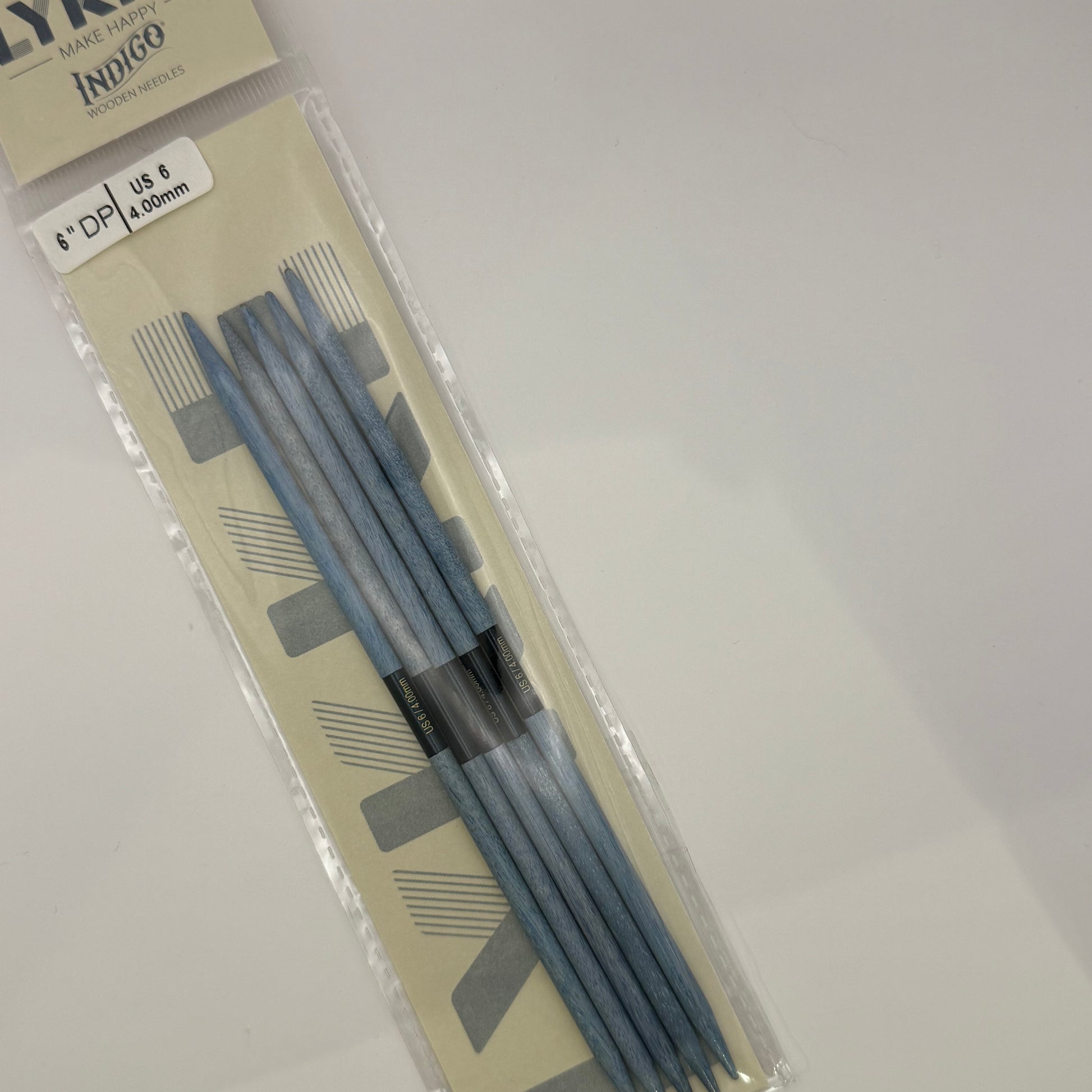 Lykke Indigo Double Pointed Needles. 6"