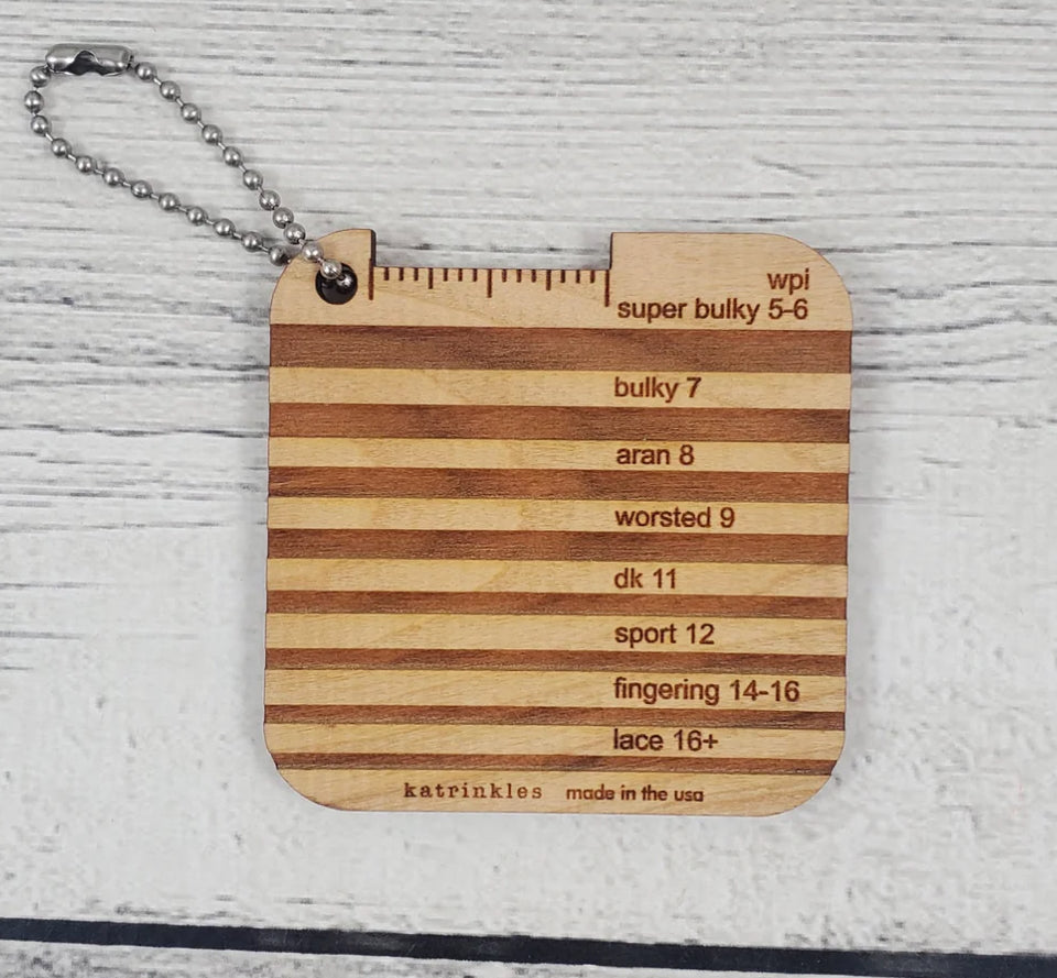 Katrinkles Wooden Keychains