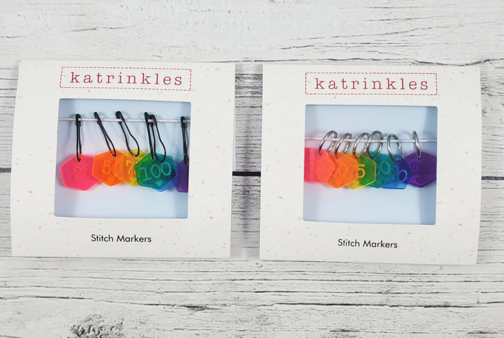 Katrinkles Acrylic Stitch Markers