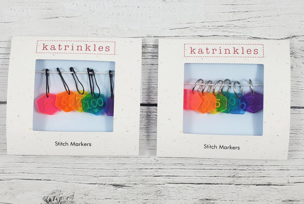 Katrinkles Acrylic Stitch Markers