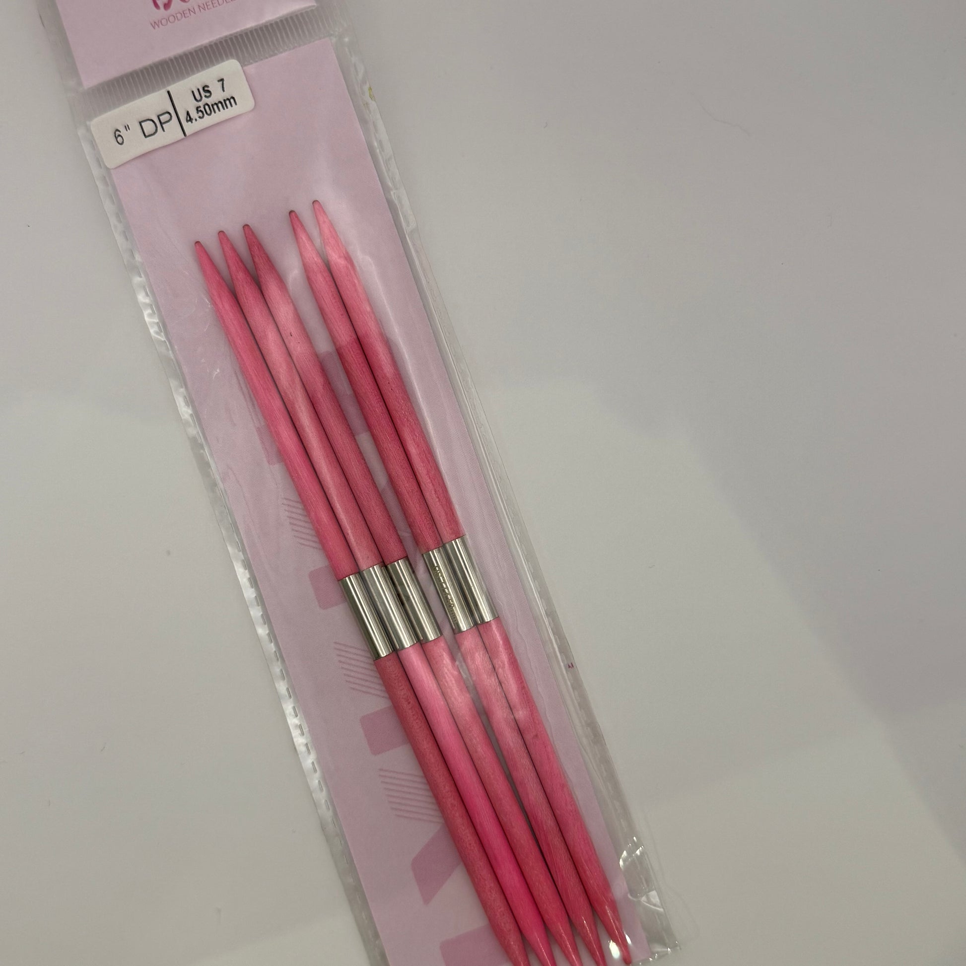 Lykke Blush Double Pointed Needles, 6"